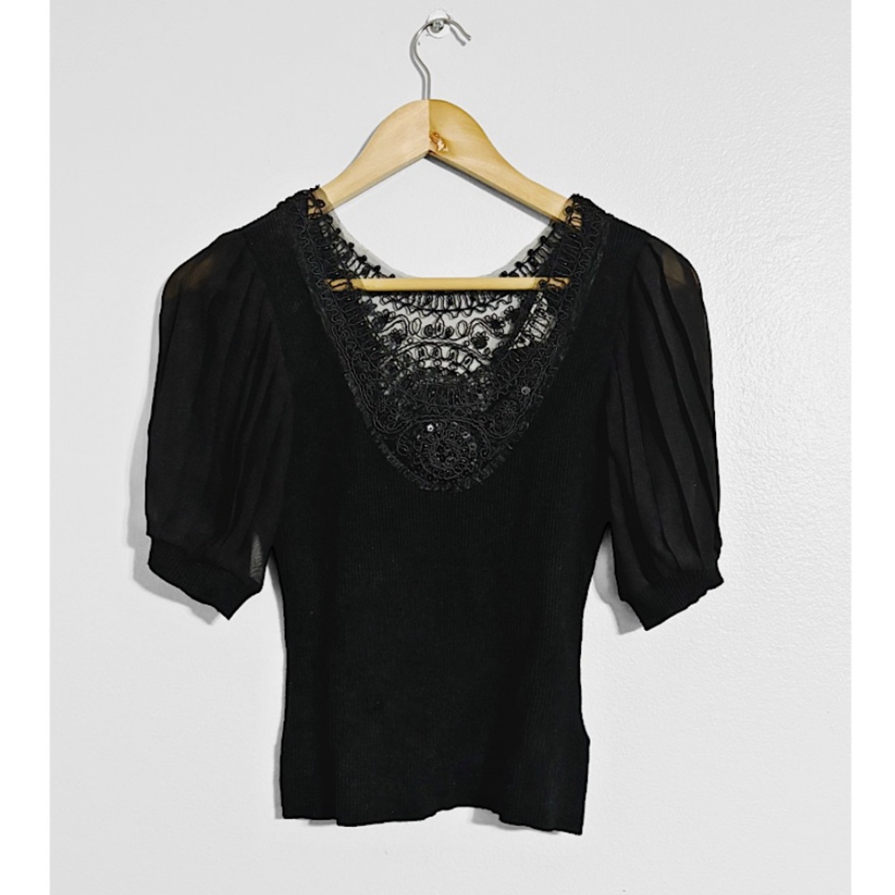 Nygard Vintage Beaded Sweater